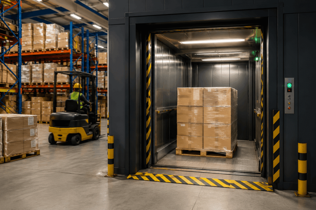 Warehouse goods lift