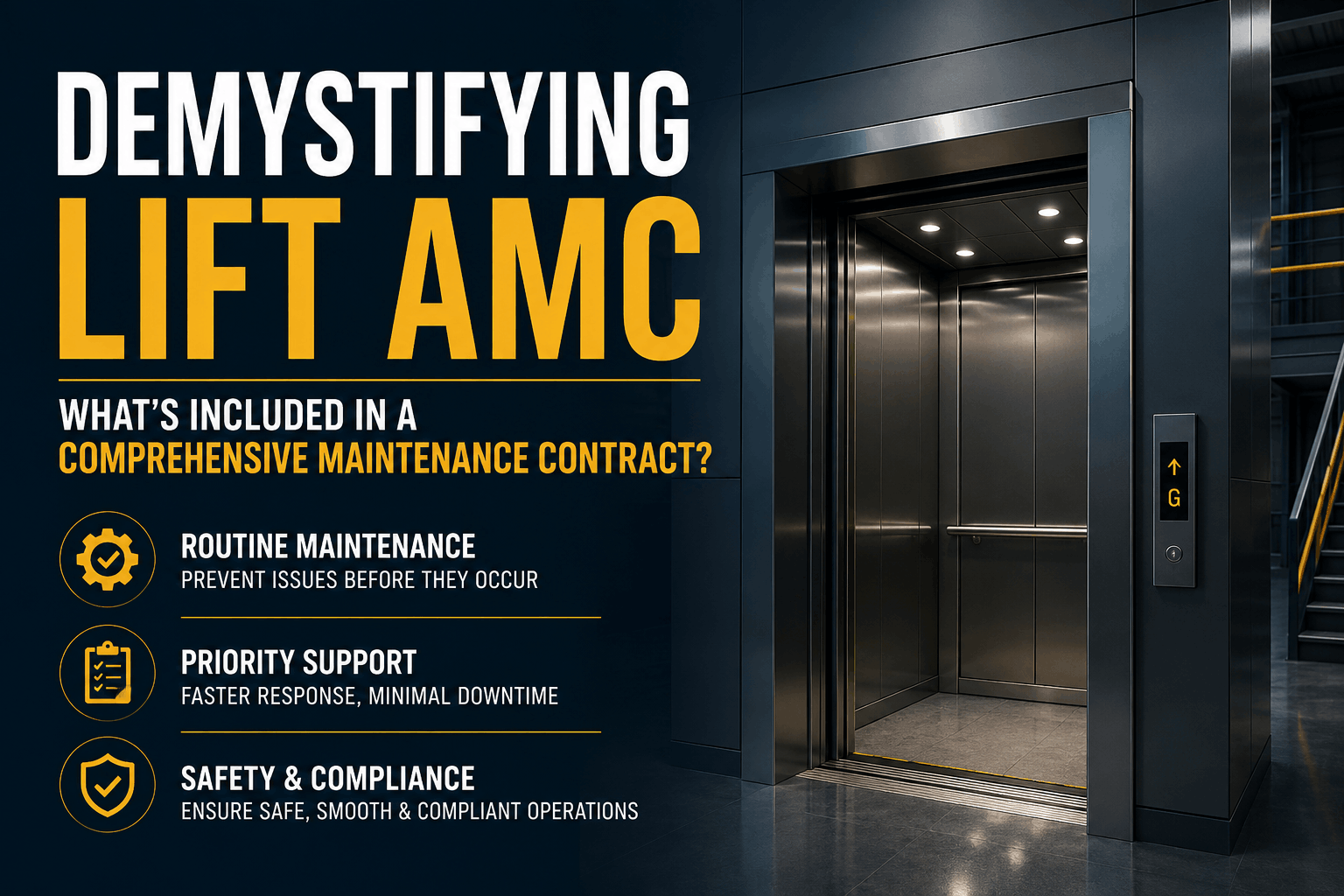 Demystifying Lift AMC Maintenance Essentials