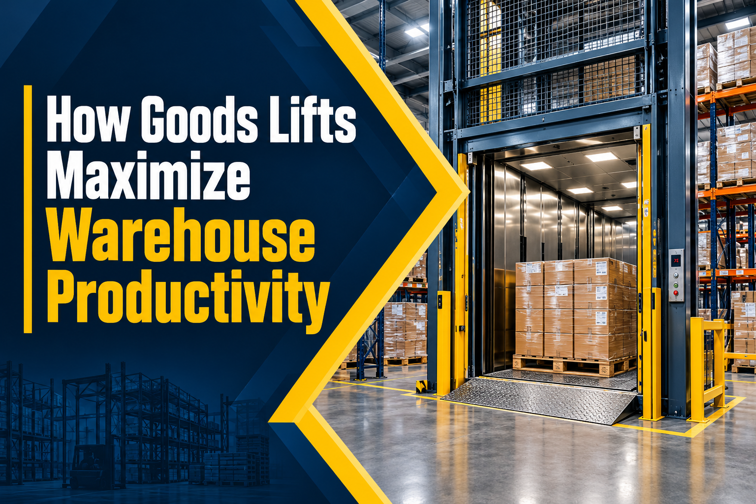 Goods Lifts Boost Warehouse Productivity